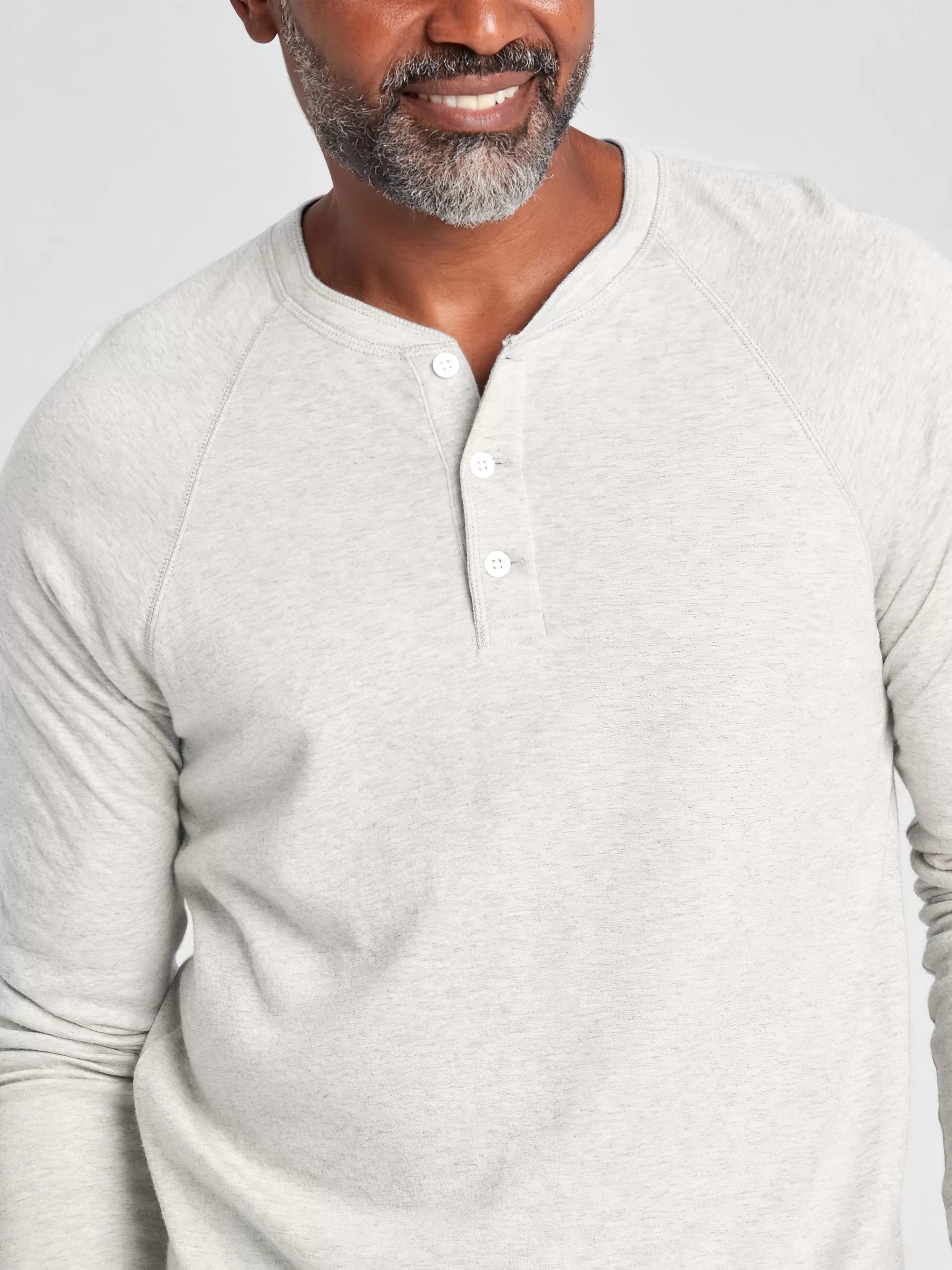 FAHERTY Cloud Long Sleeve Henley