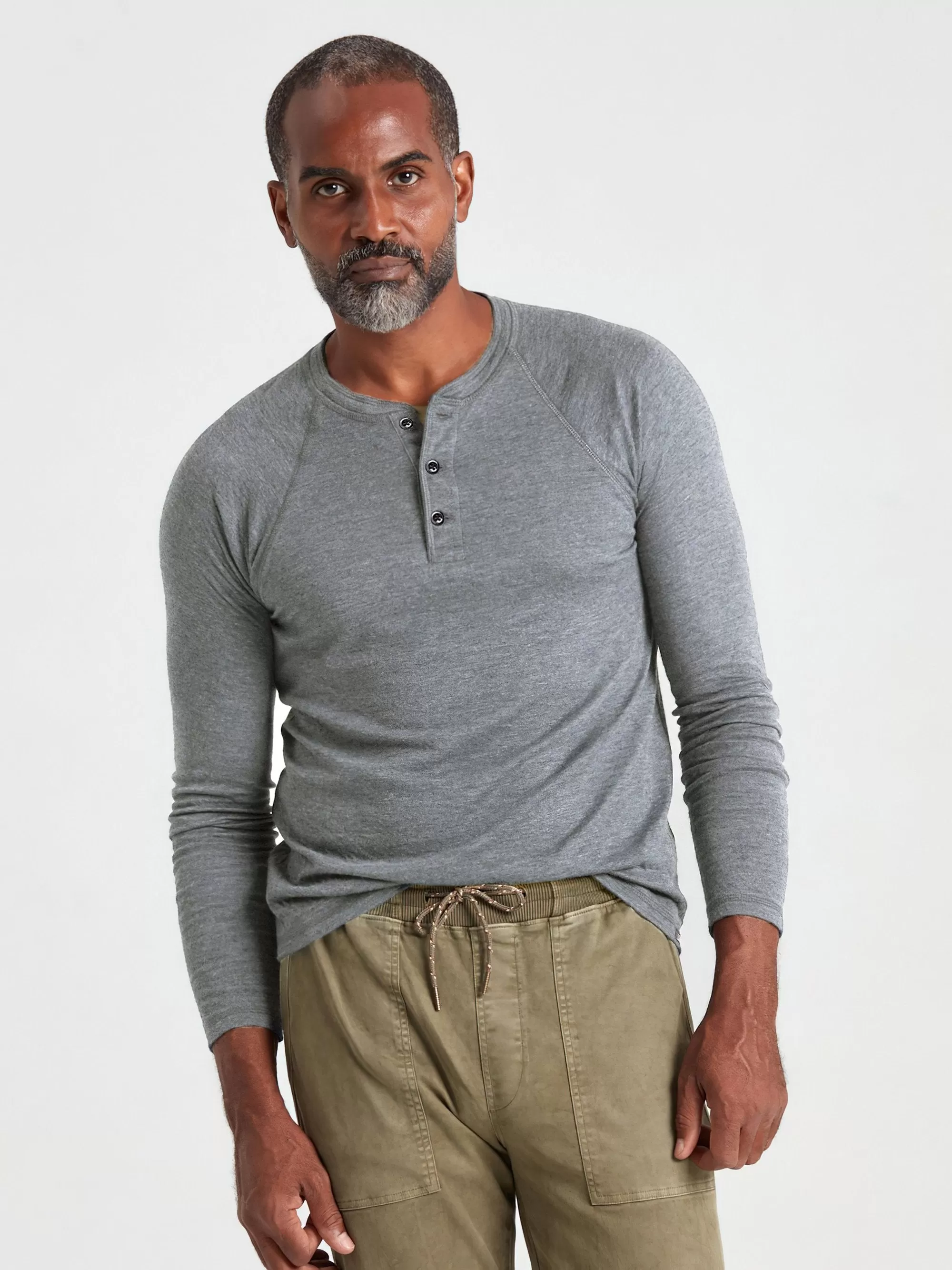 FAHERTY Cloud Long Sleeve Henley