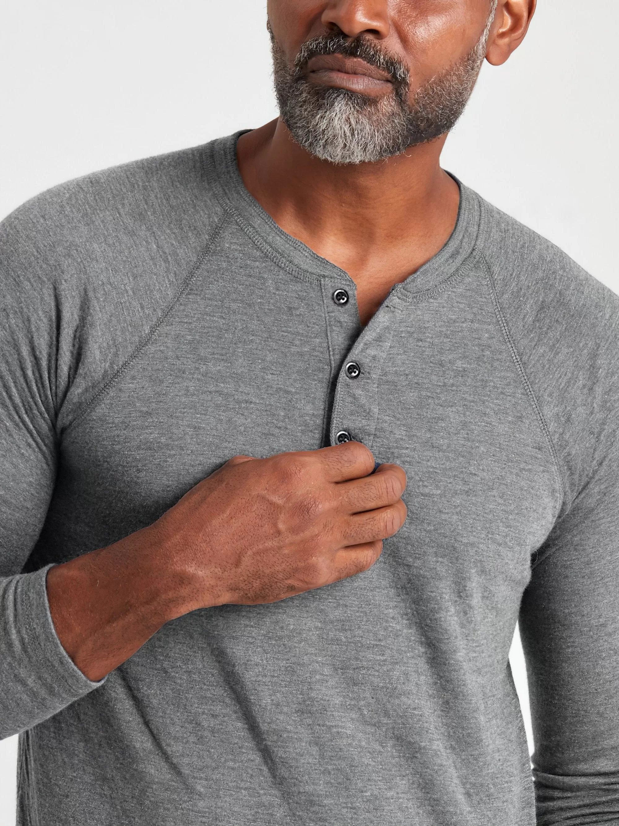 FAHERTY Cloud Long Sleeve Henley