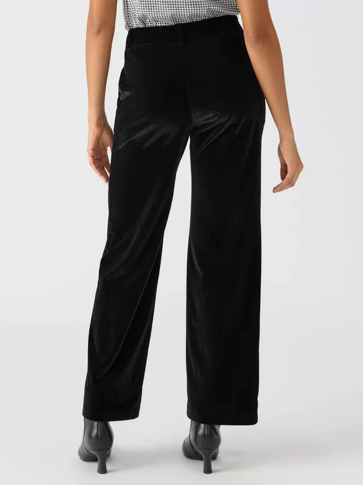 Faye Semi High Rise Velvet Trouser