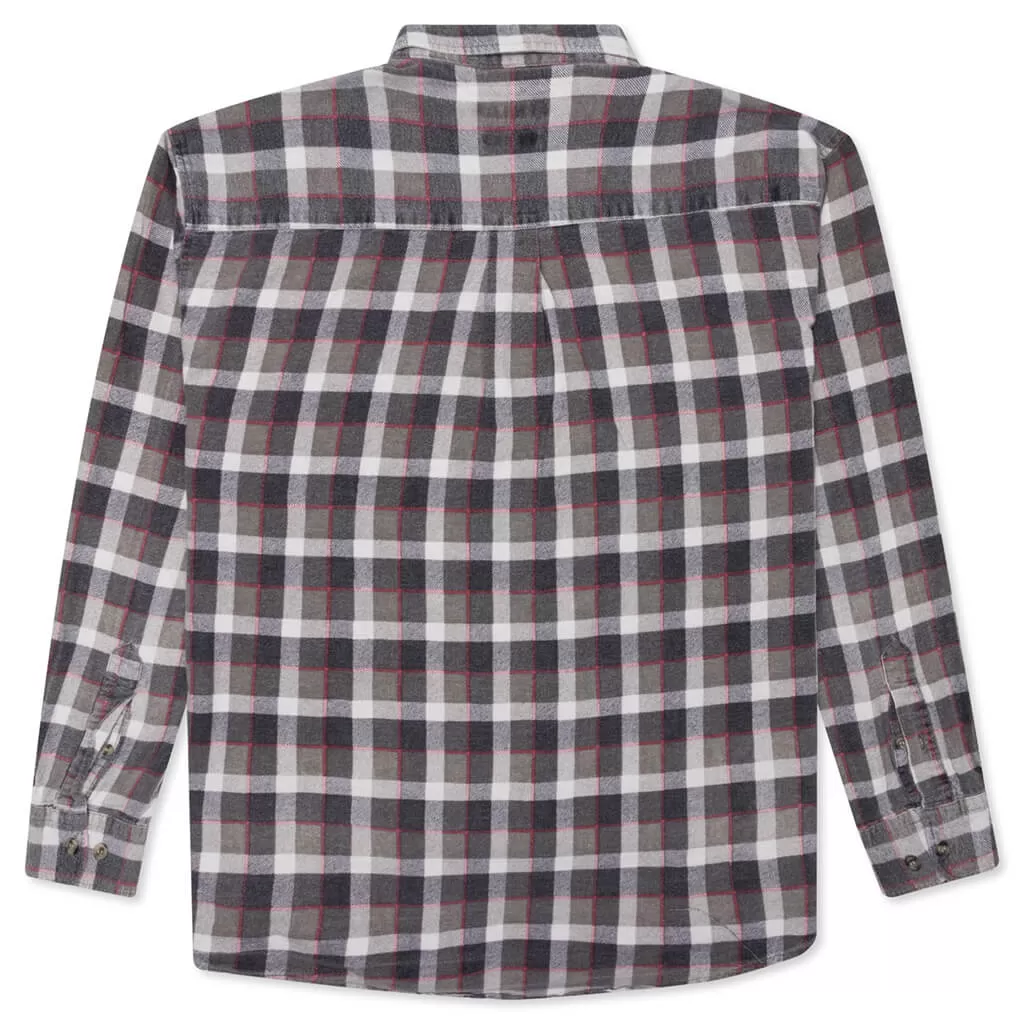 Flannel Shirt Ribbon Shirt - Assorted