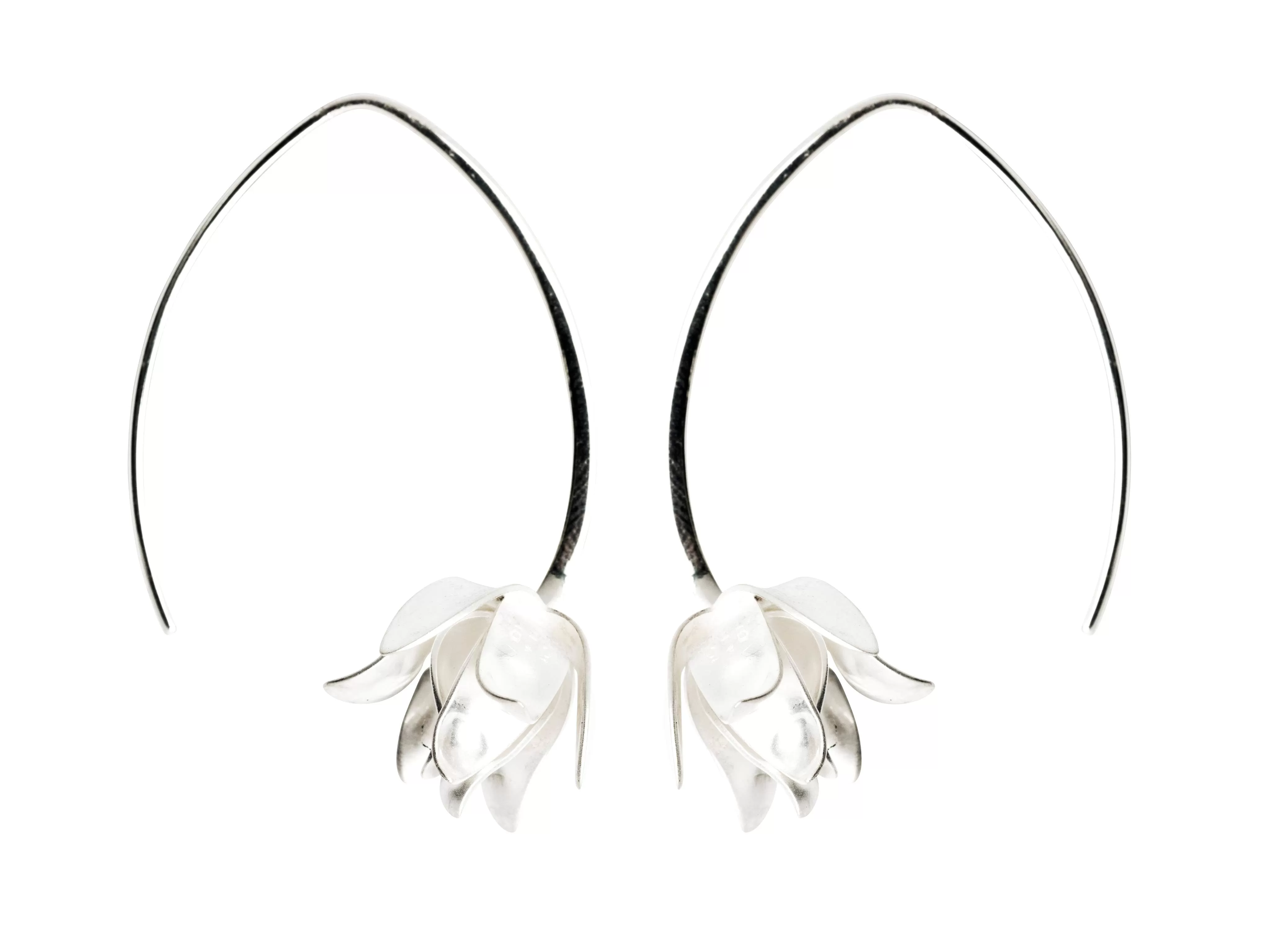 Floral Wishbone Earrings