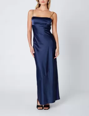 Giselle Satin Maxi Dress