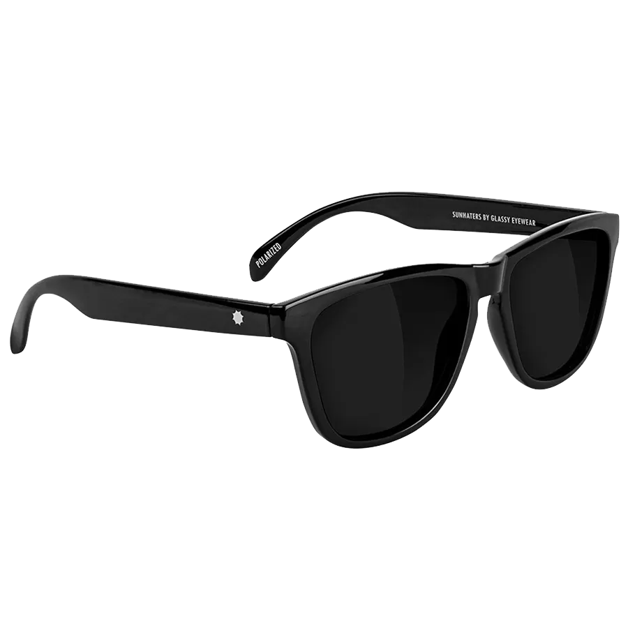 Glassy Deric Polarized Sunglasses - Black