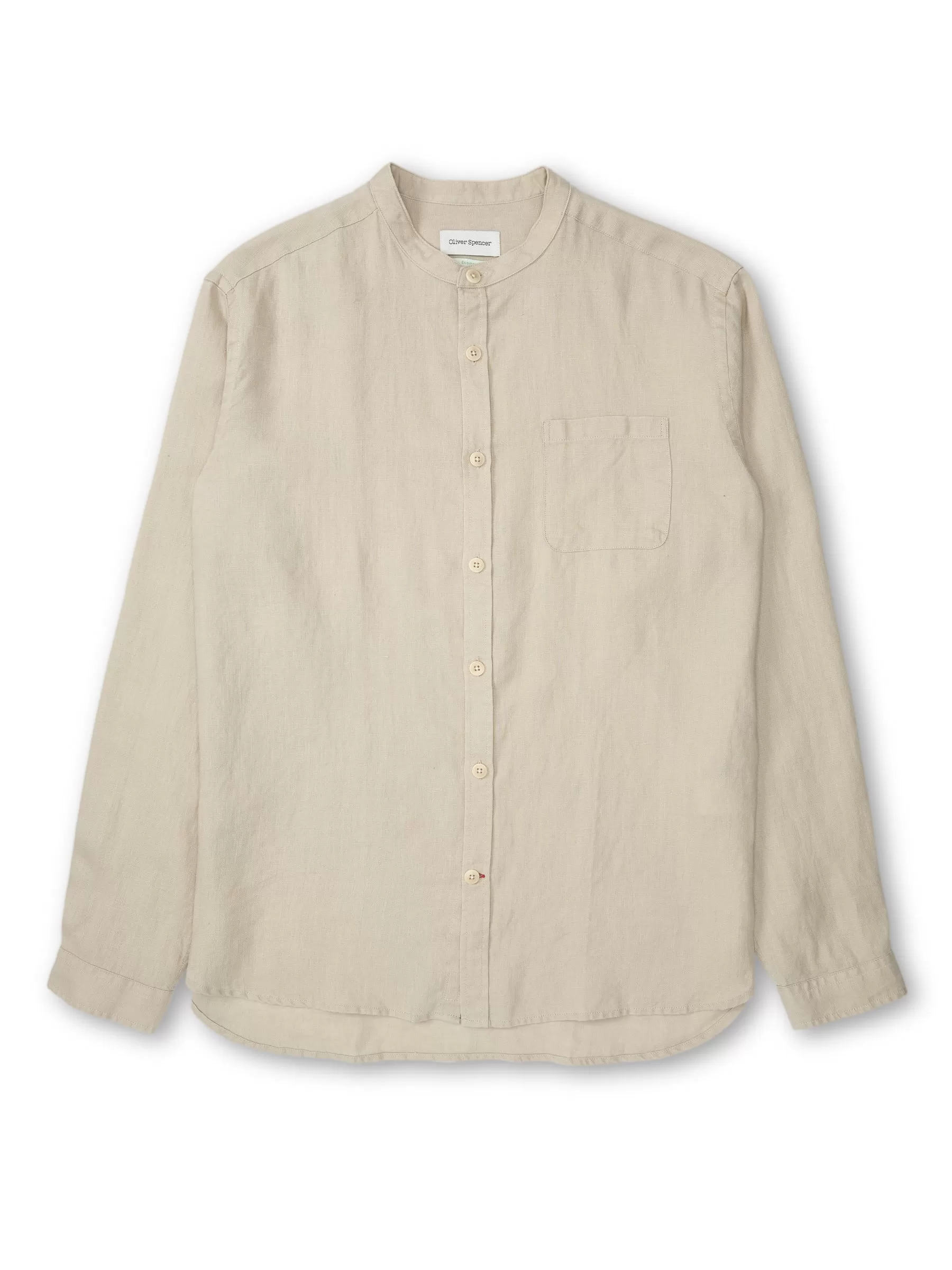 Grandad Shirt Padworth Beige