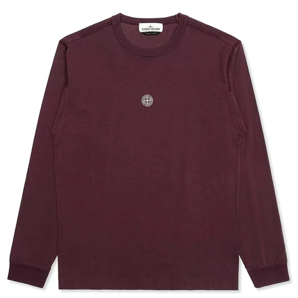 Graphic Five L/S T-Shirt - Dark Burgundy