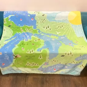 Great Lakes Plush Blanket