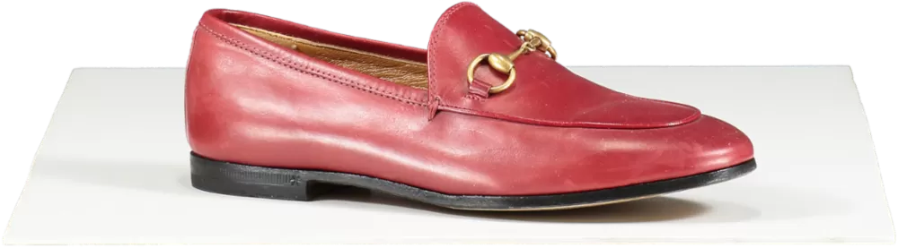 Gucci Red Horsebit Loafer UK 2 EU 35 👠