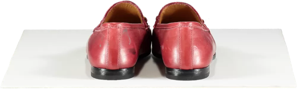 Gucci Red Horsebit Loafer UK 2 EU 35 👠