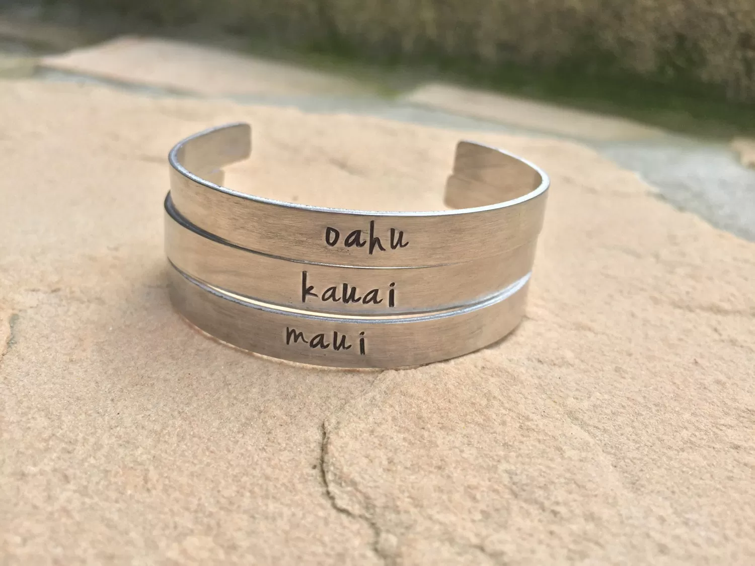 Hawaiian Jewelry, Maui Bracelet, Kauai Bracelet, Oahu Bracelet