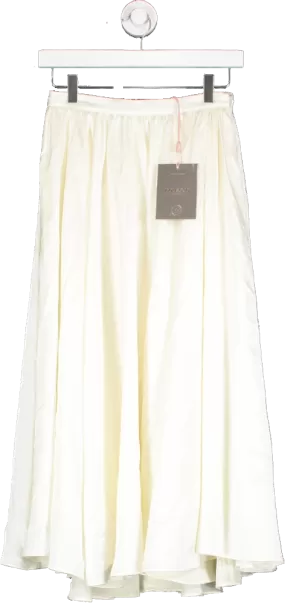 House of CB Cream Suzette Voluminous Midi Skirt UK S