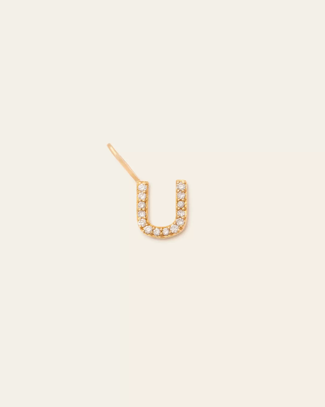 Initial Charm - 14k Solid Gold