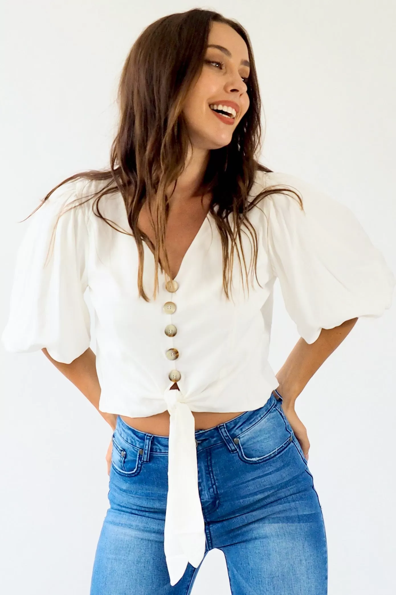 Kailani Top - White