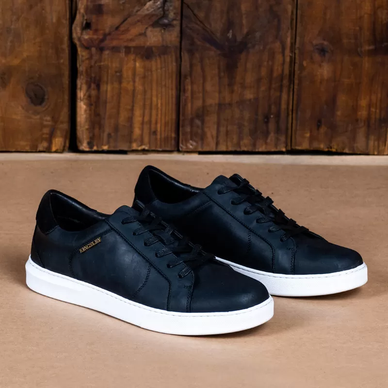 Kingsley Heath S Detailed Ch Sneaker Black/Brass/White