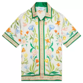 L'Arche Fleurie Silk Twill Shirt - Multi