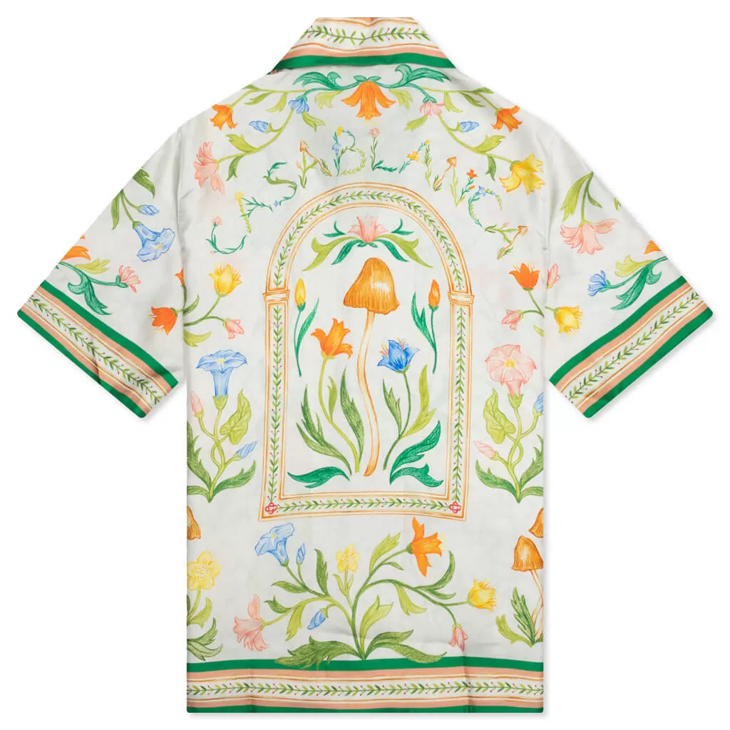 L'Arche Fleurie Silk Twill Shirt - Multi