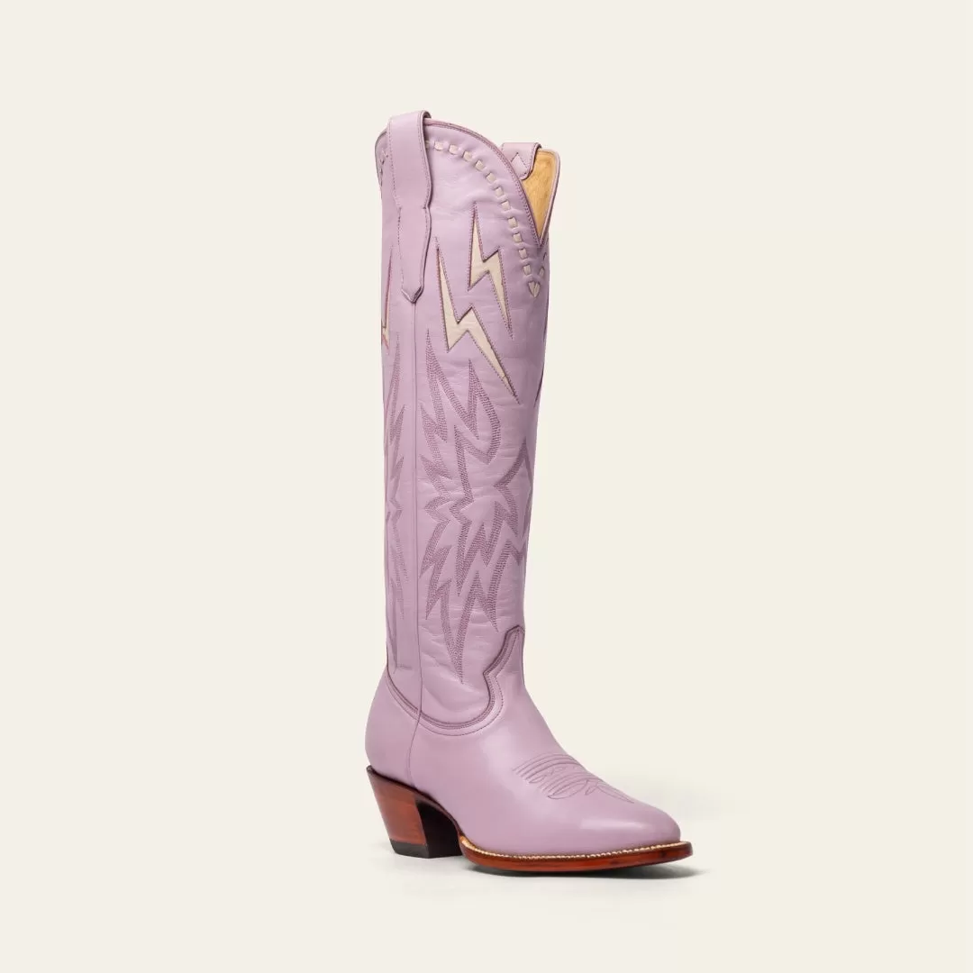 Lavender & Bone Lightning Boot Limited Edition