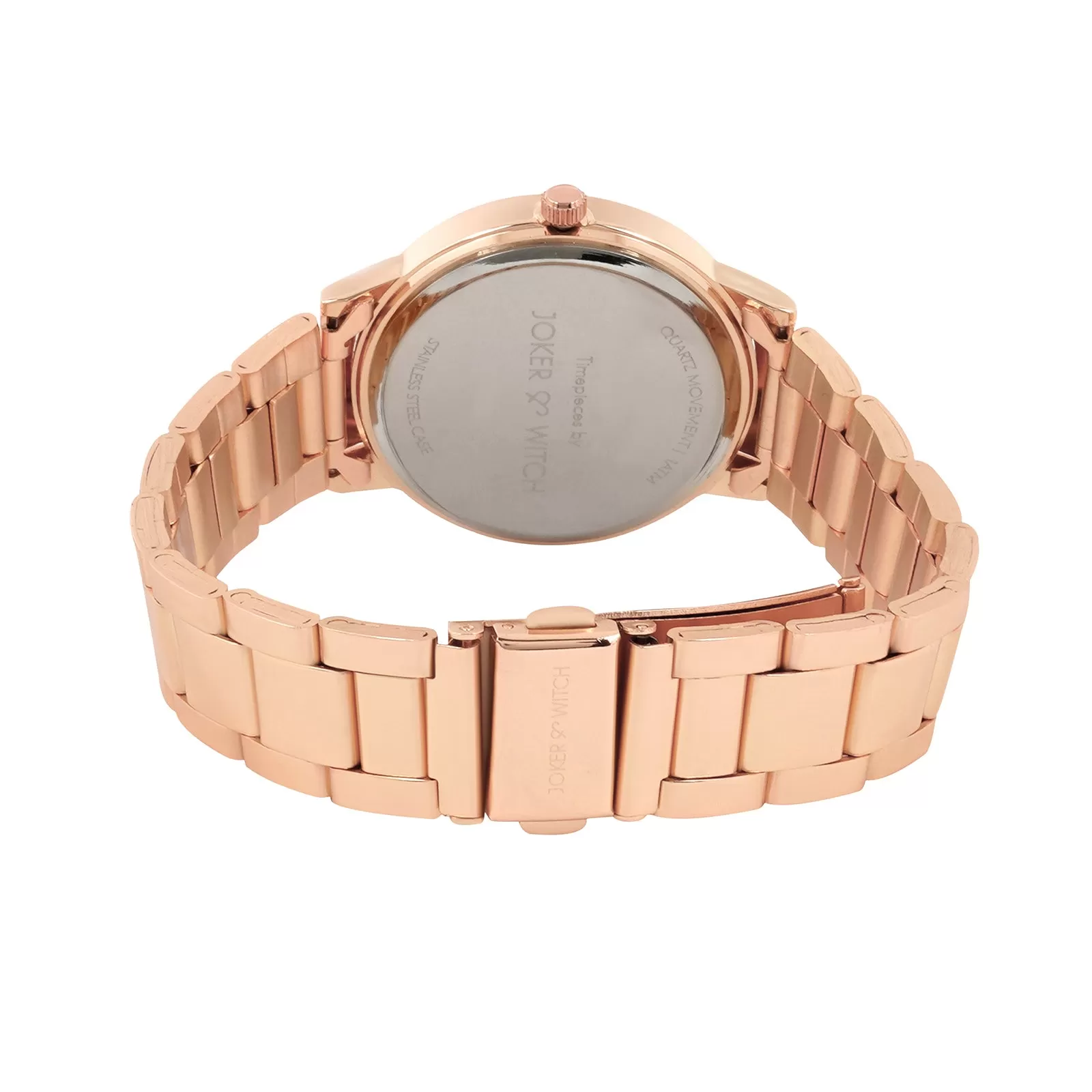 Leela Rosegold Watch Bracelet Stack