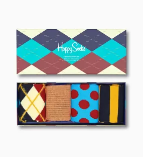 Men's Happy Socks | Classic Socks 4-pack Gift Set