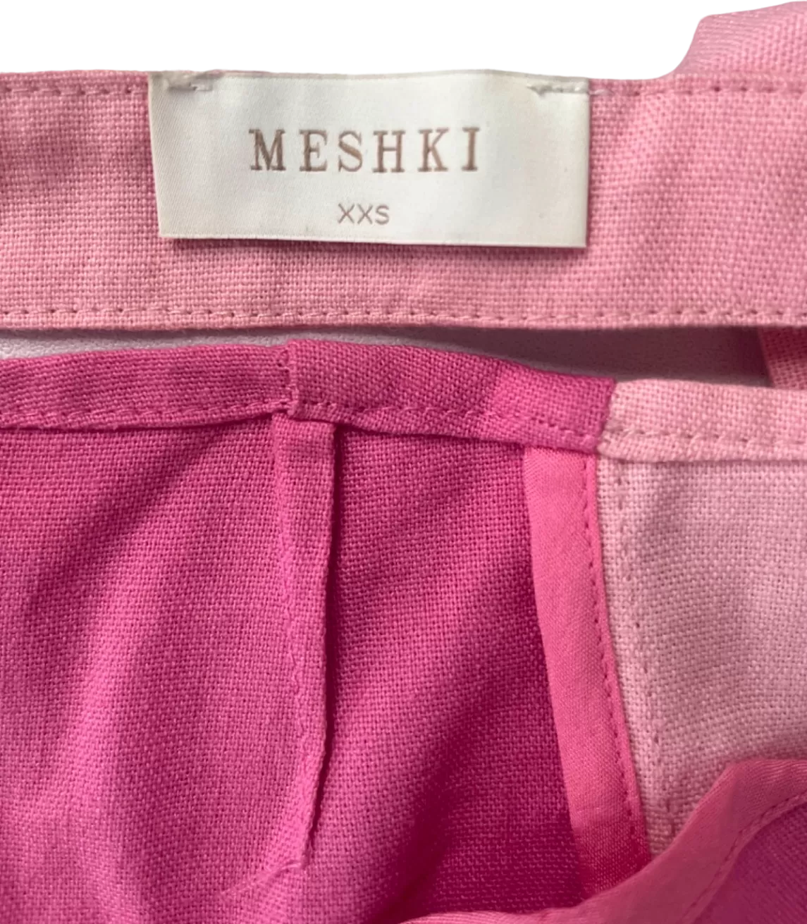 Meshki Pink Contrast Two-Piece Set UK 4/6