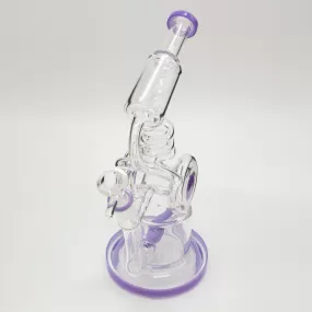 Microscopium Glass Bong - Purple