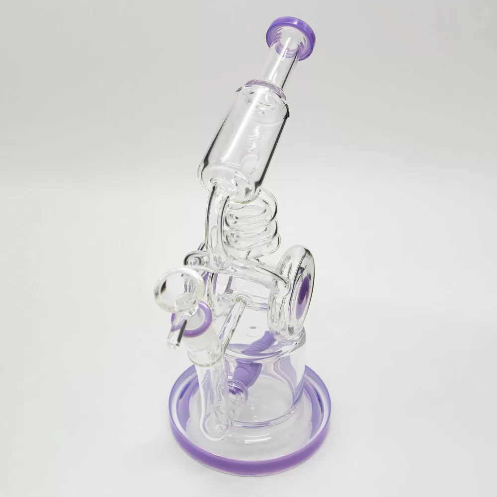 Microscopium Glass Bong - Purple