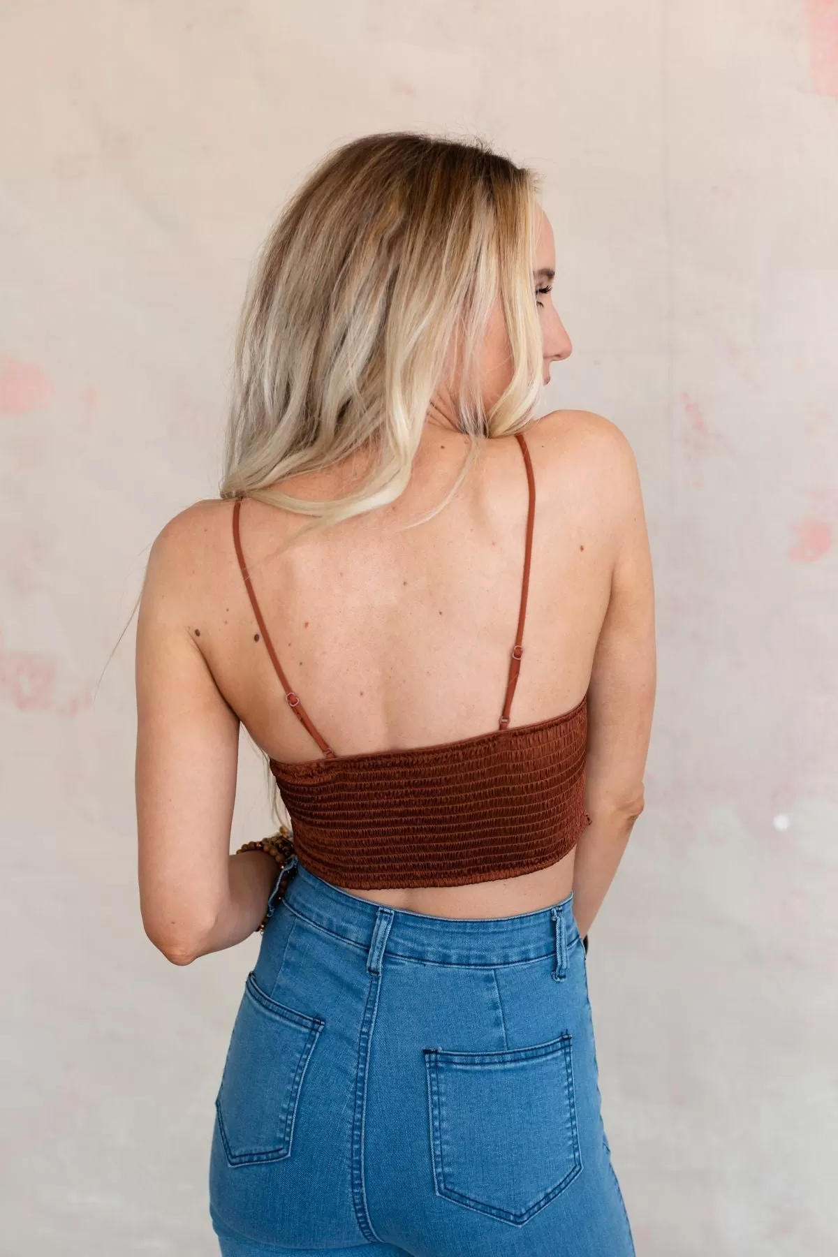 Morgan Lace Bralette - Cinnamon