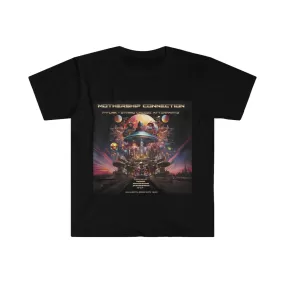 Mothership Connection Event Custom -Visionary Psychedelic Ai Art Men's and Women's Unisex Soft Style T-Shirt for Festival and Street Wear