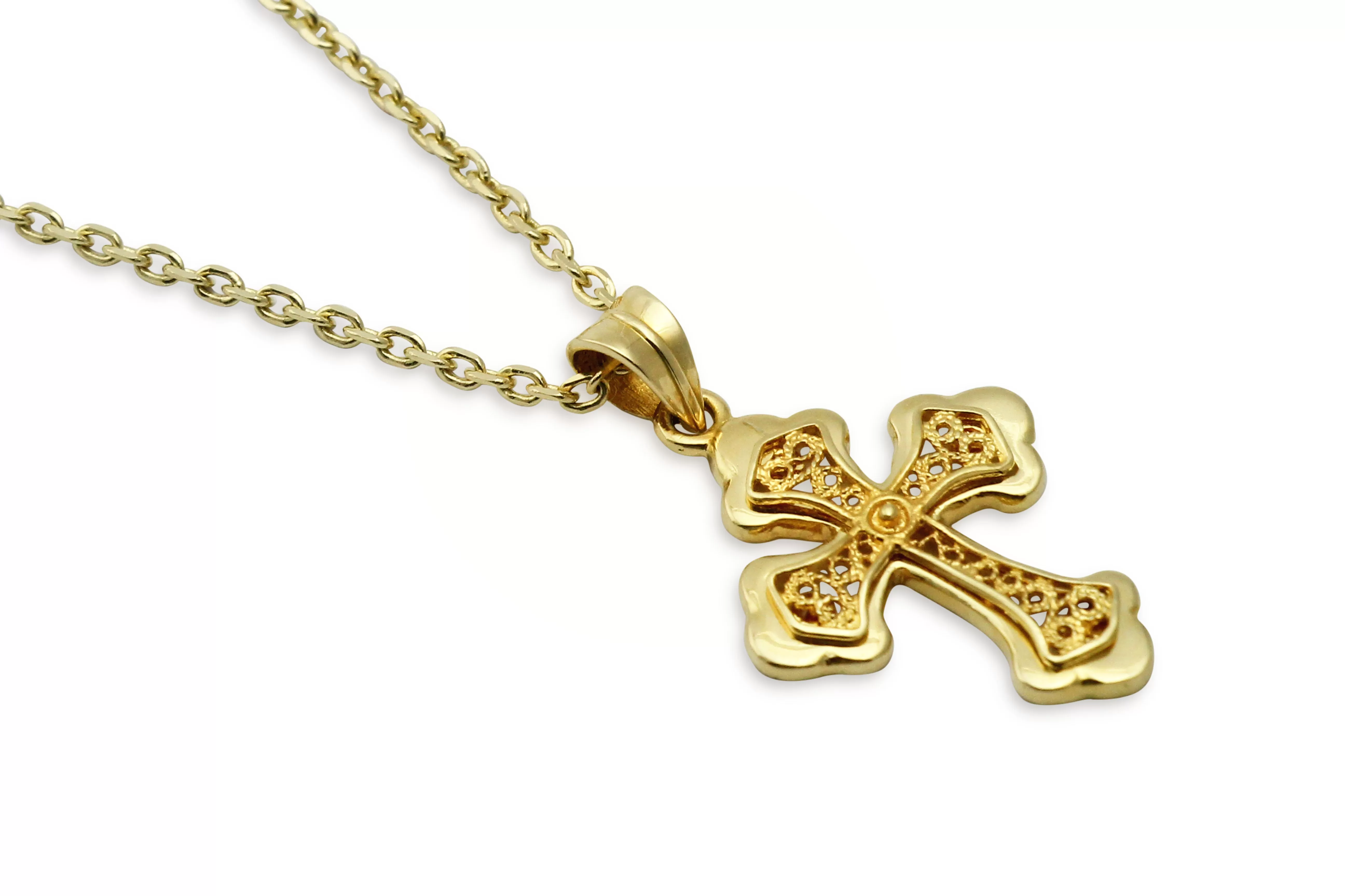 My Beloved Greek Orthodox Gold Cross