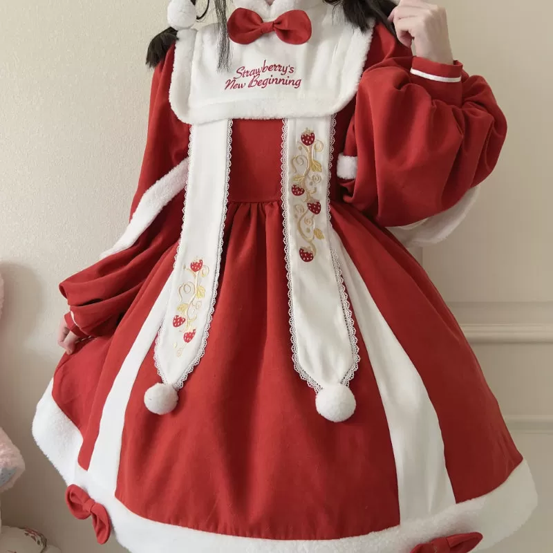 New Year's Red Lolita Dress