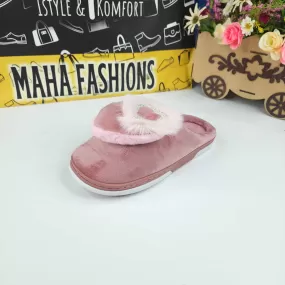 Pink Fur Mules