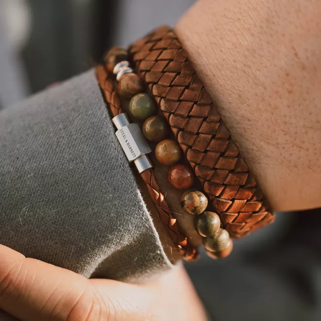 Preston Leather Bracelet Caramel