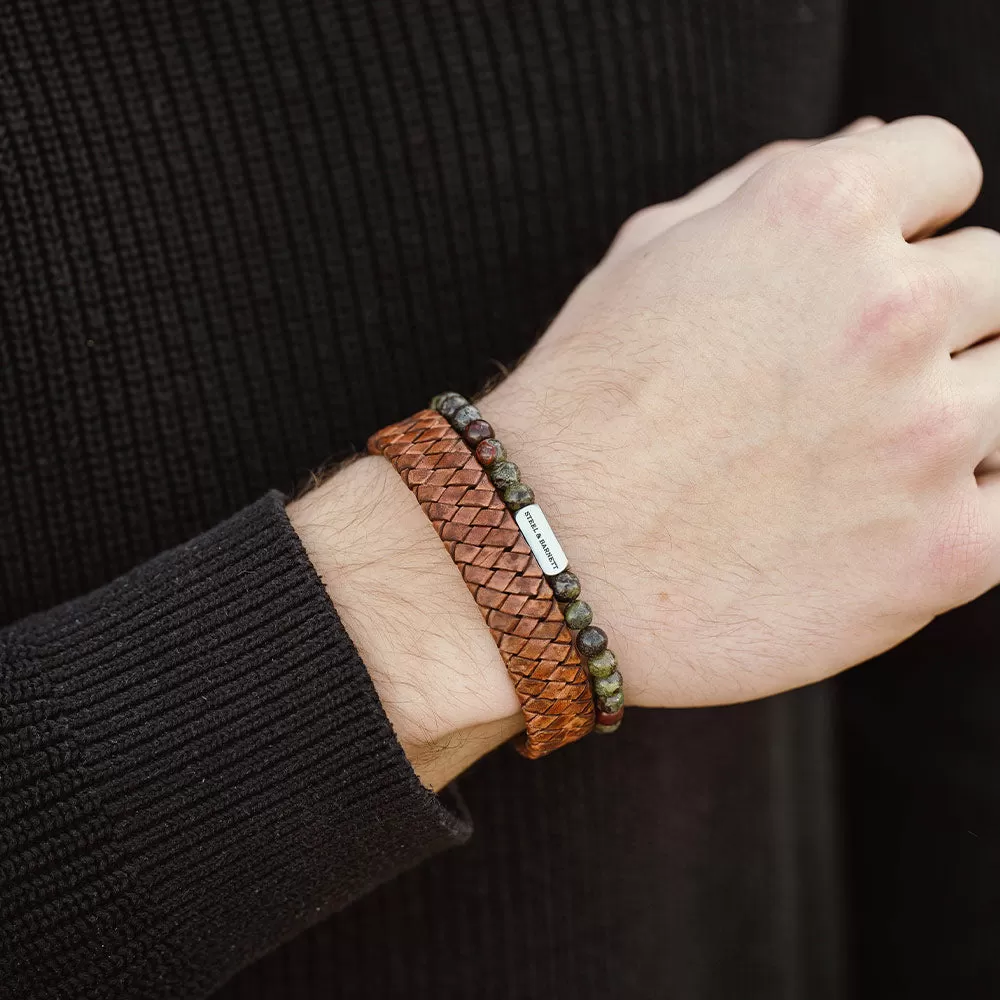 Preston Leather Bracelet Caramel