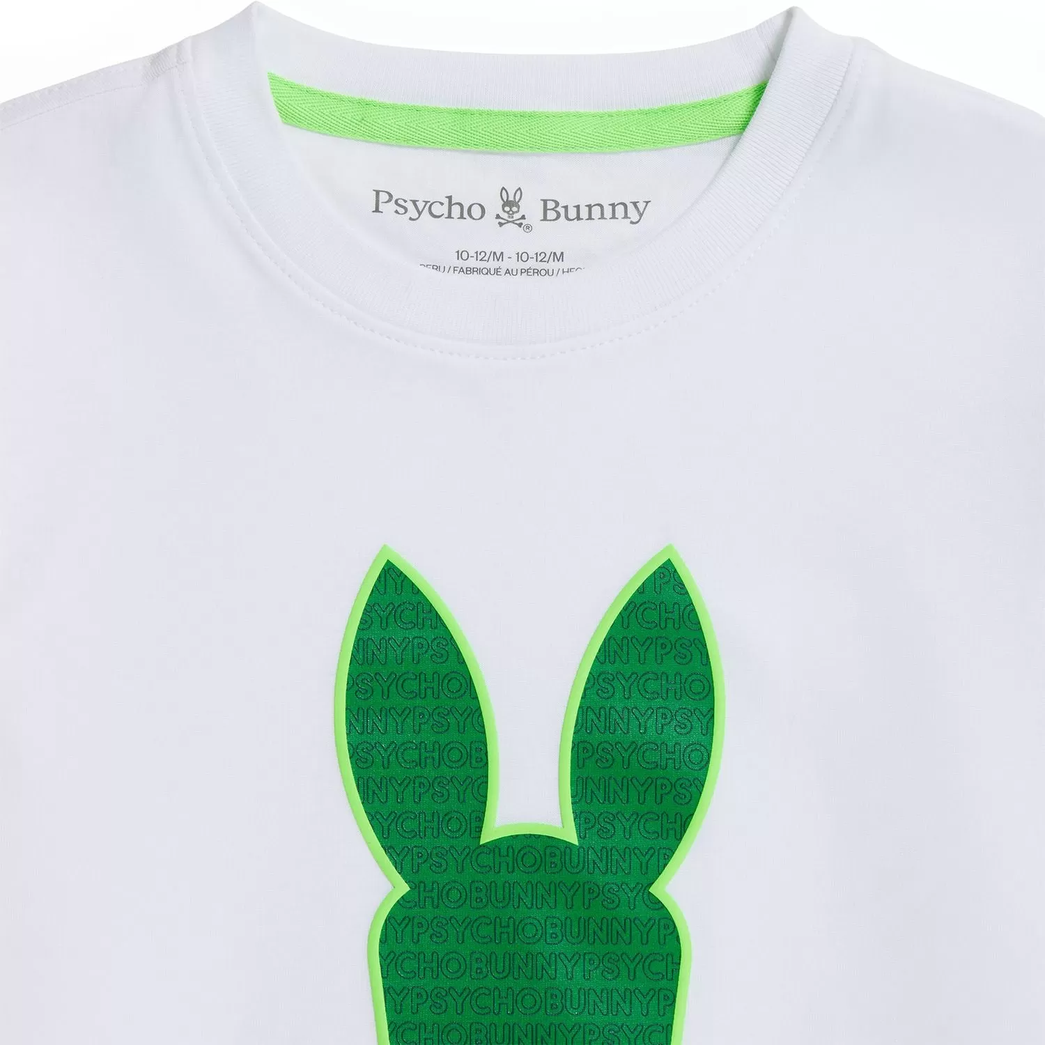 Psycho Bunny Kids Harvey Graphic Tee - White