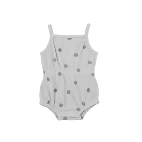 Quincy Mae Terry Cinch Romper - Polka Dot