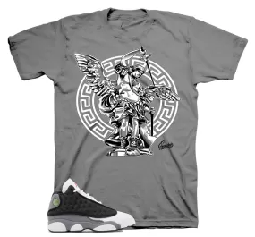 Retro 13 Black Flint Shirt - St. Michael - Charcoal