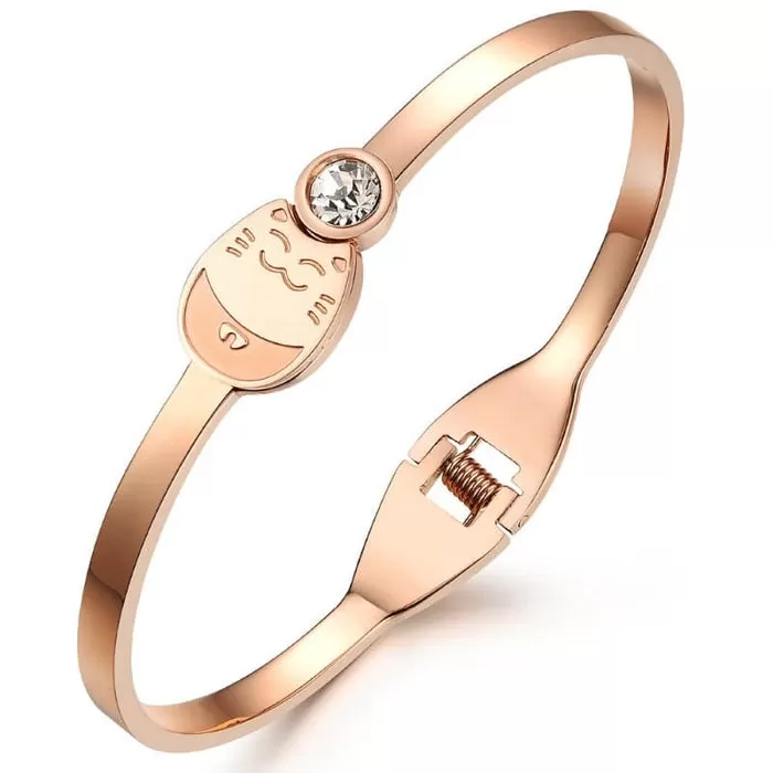 Rose Gold Comfy Cat Set (14K Gold Plated)