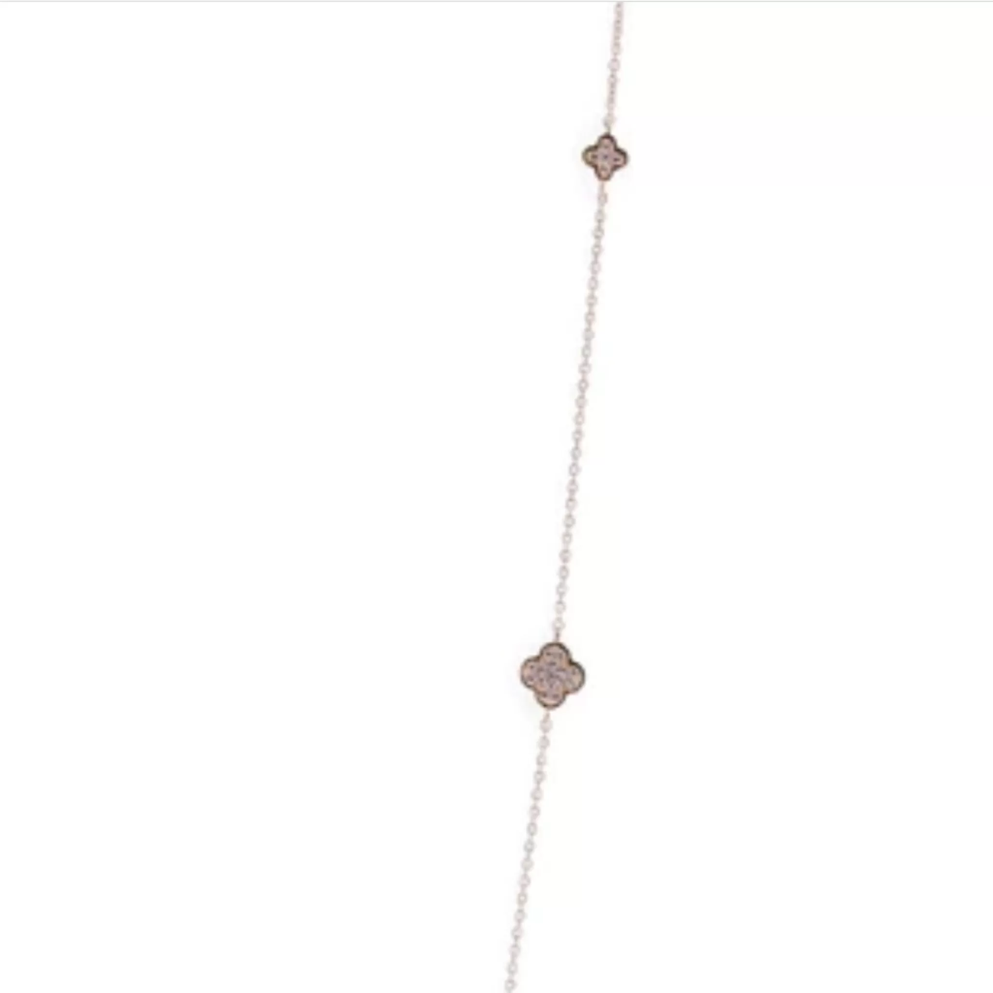 SALE Sybella Daisy Flower Long Necklace Silver