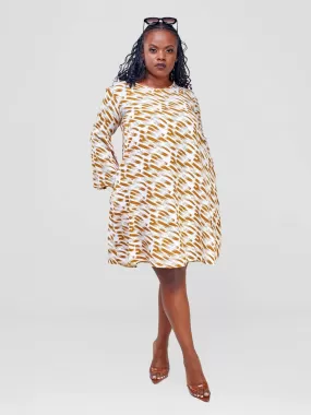 Salok Havilah Zarah Shift Dress - Mustard