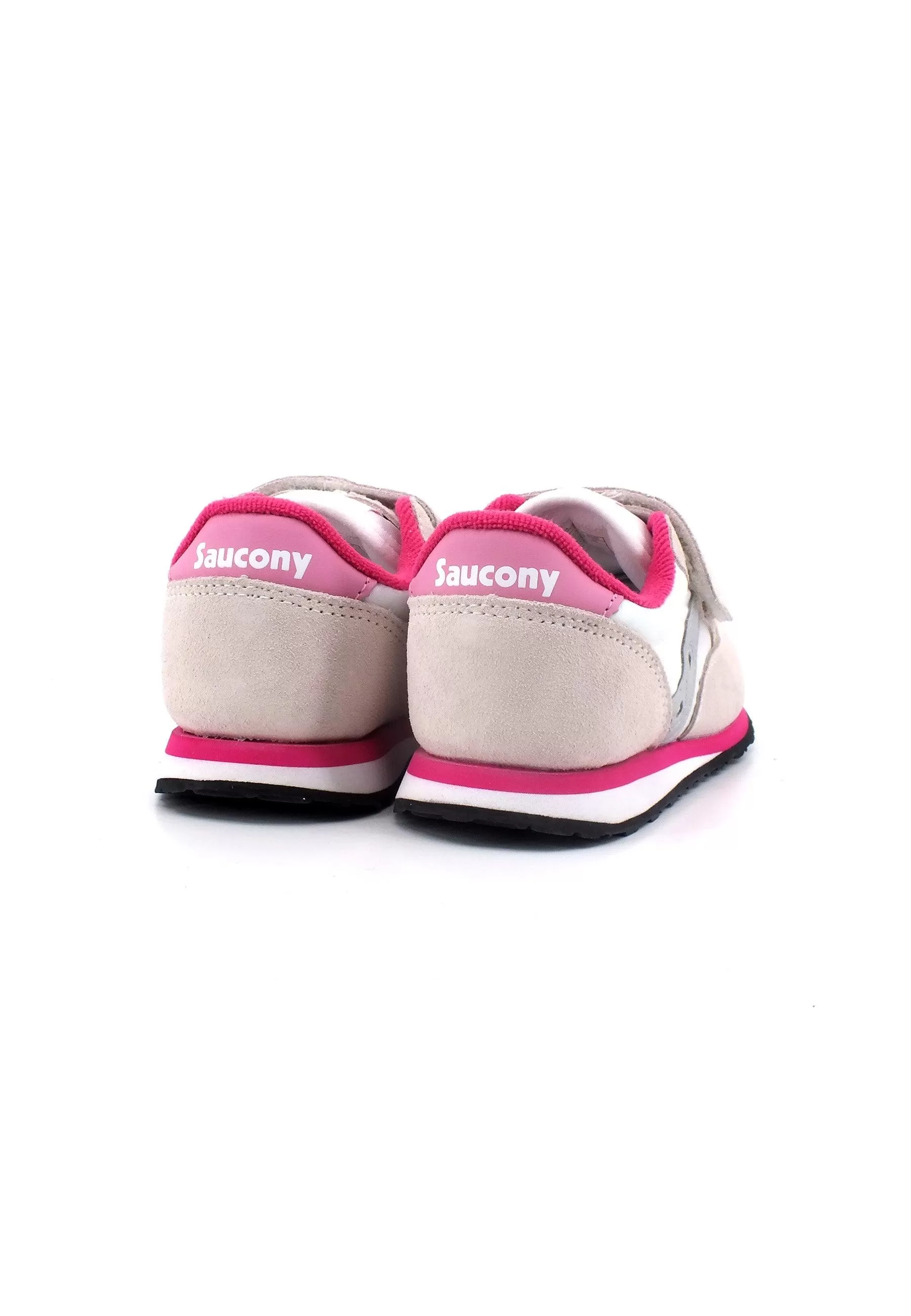 SAUCONY Baby Jazz Sneaker Bimbo White Silver Pink SL167024