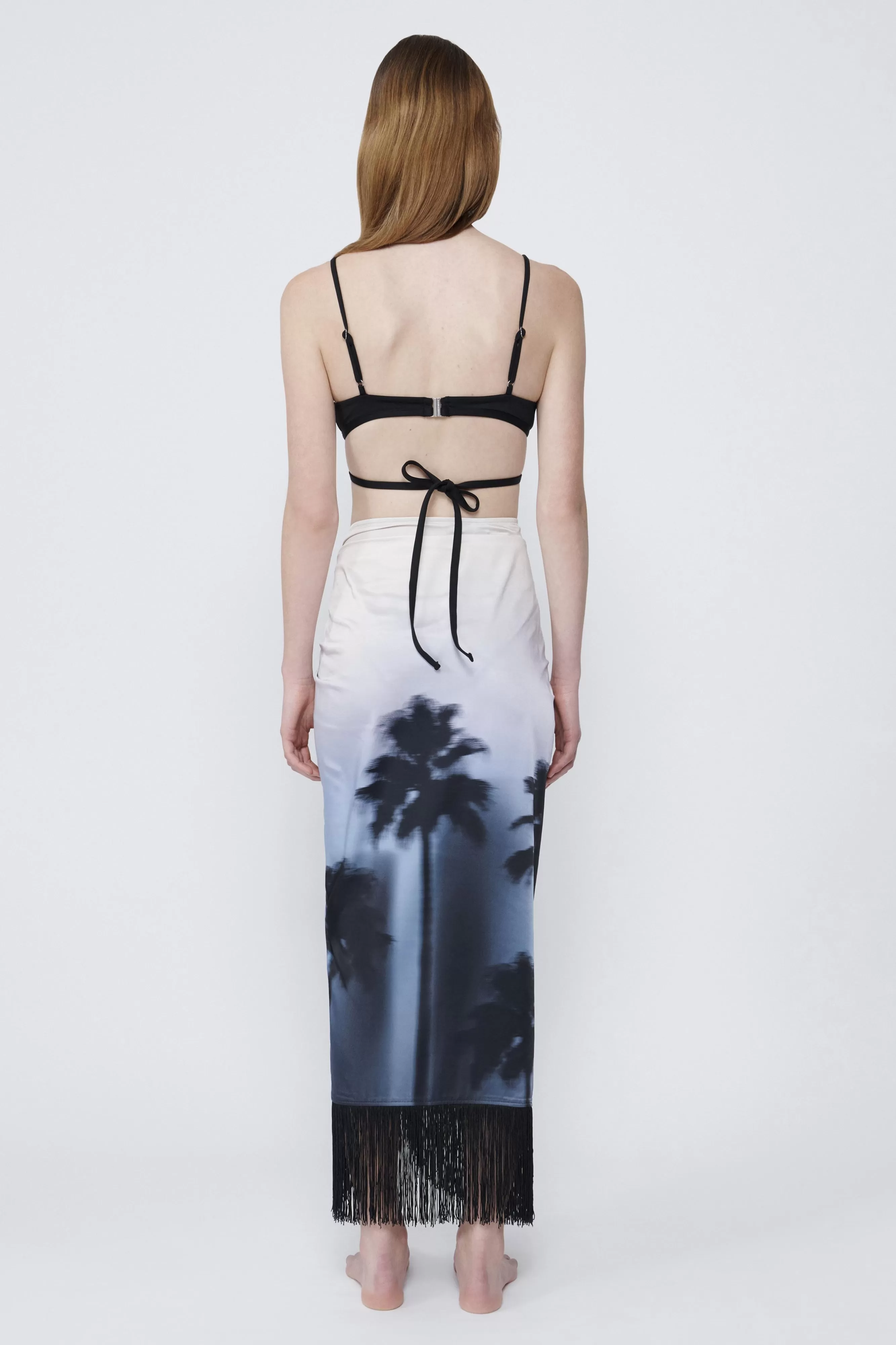 Simkhai - Clemmy Sarong - Hazy Palm Print