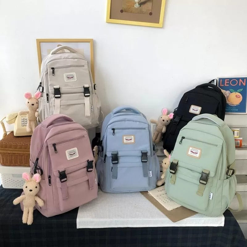 Simple Design Waterproof Nylon Women's Cool Backpack GE144