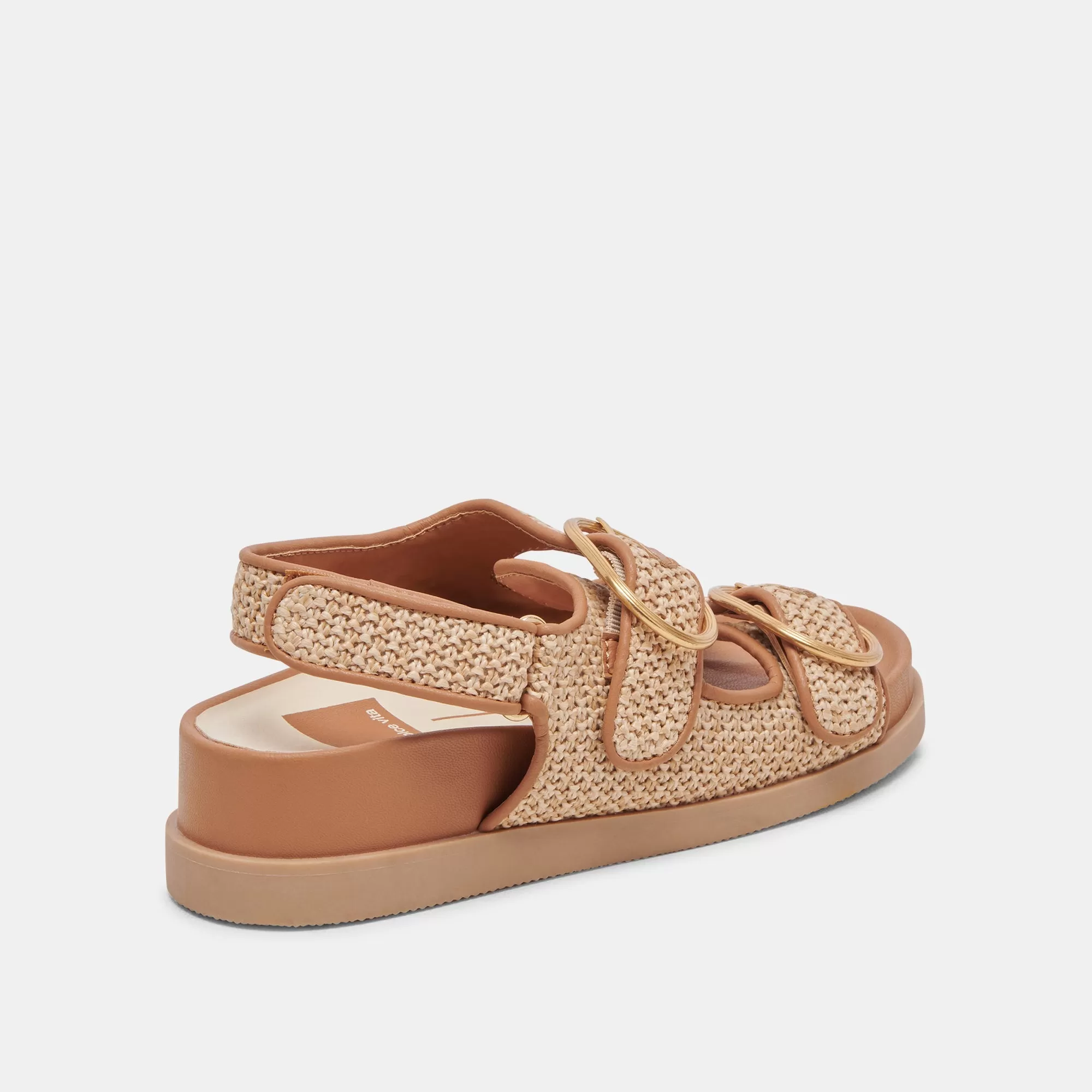 STARLA SANDALS TAN MULTI WOVEN