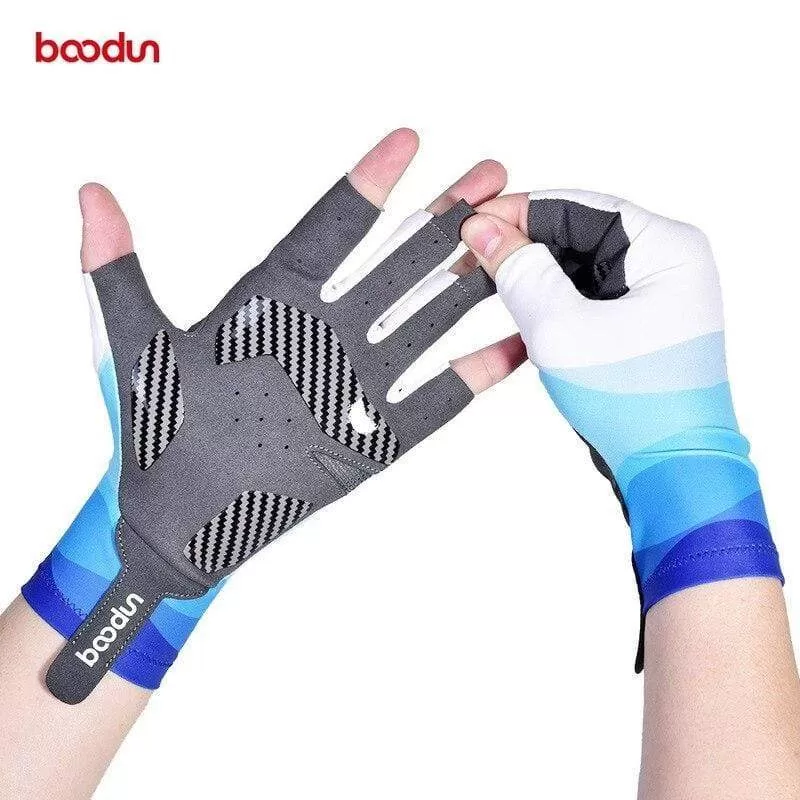 Summer Men Women Fishing Gloves Half Finger Breathable Cool Fabric Non-Slip Silicone Lure Fishing Sailing Sports Glove