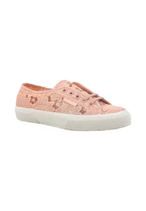 SUPERGA 2750 Macrame Pizzo Sneaker Donna Pink Blush Avorio S81219W