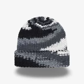 Supreme Beanie 'Gradient Spacedye' Black SS24