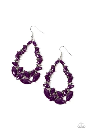 Tenacious Treasure Purple-Earrings