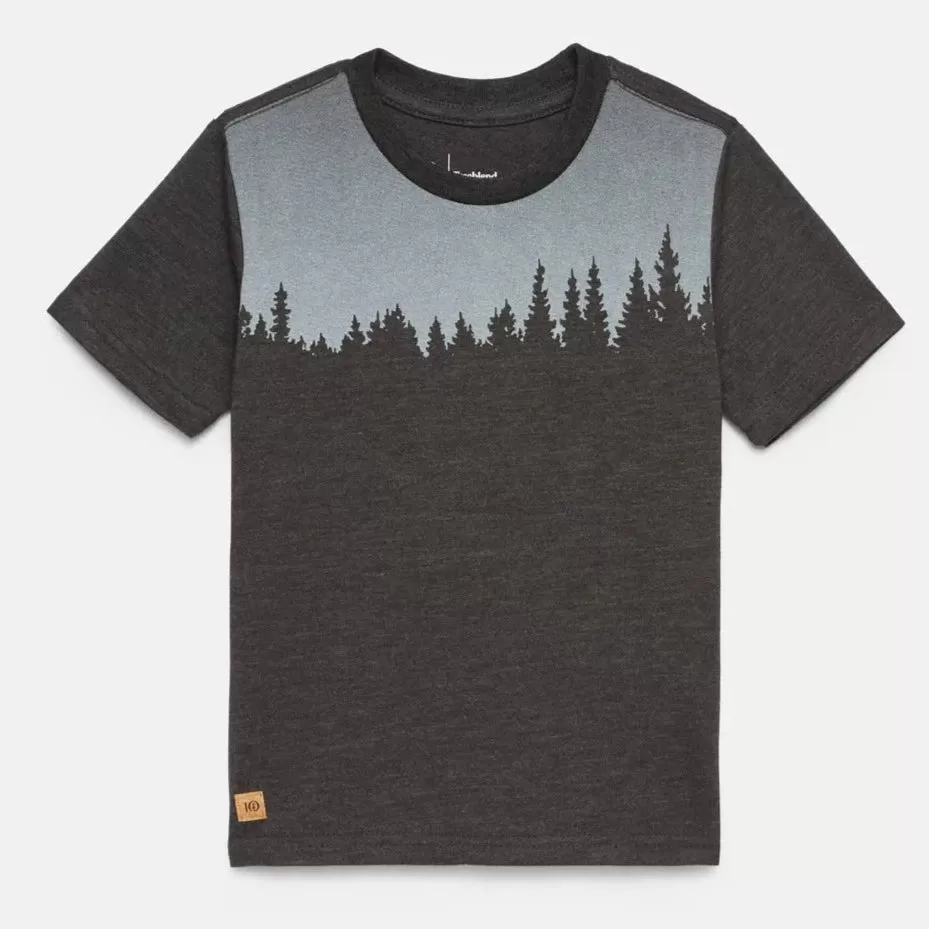 tentree Meteorite Black Heather Juniper Kids T-Shirt