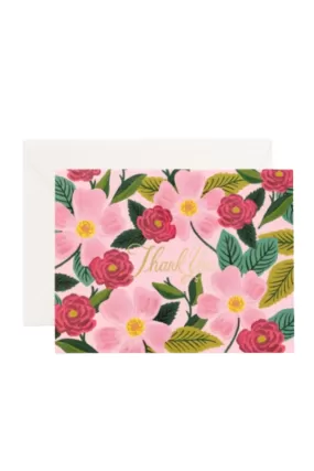 The Boxed Set of Rose Garden Thank of You Cards