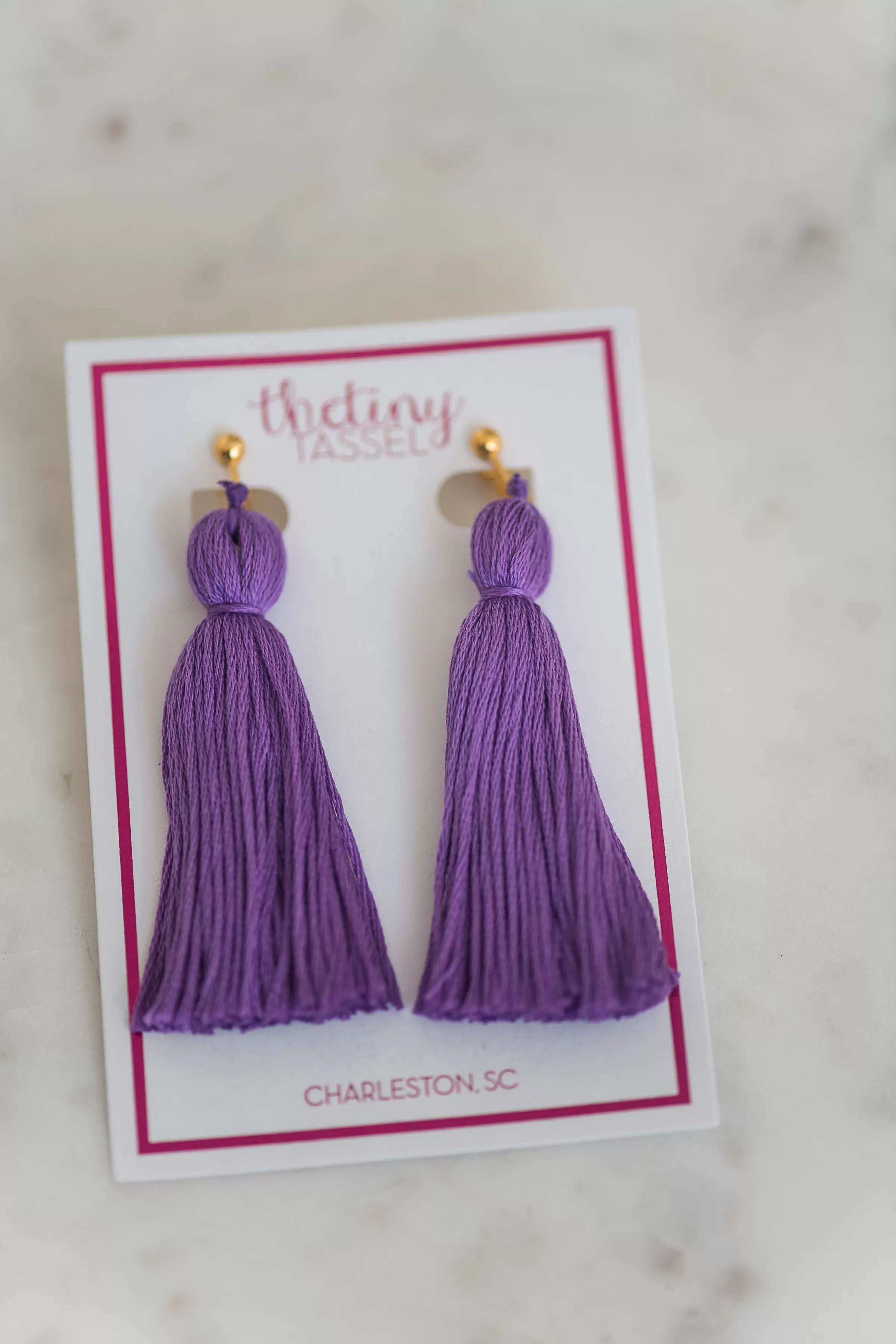 The Hampton Clip-On Tassel Earring